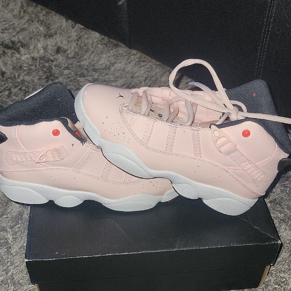 Jordan Kids Sneakers in Pink and White